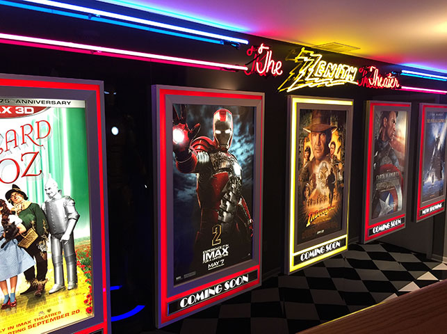 custom movie theater signs